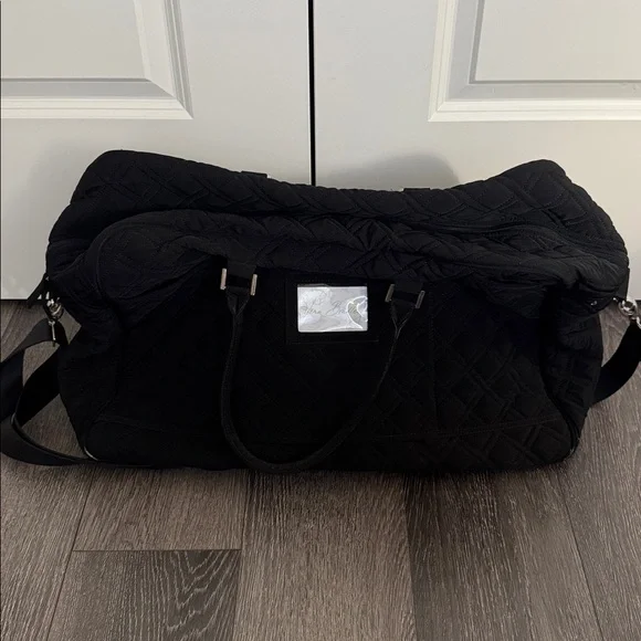 Vera Bradley Black Quilted Travel Bag - Picture 2 of 4